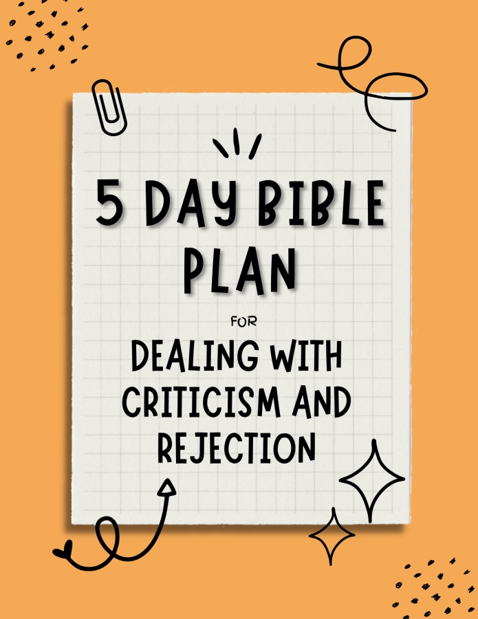 Re-brandable 5-Day Bible Reading Plan - Criticism and Rejection