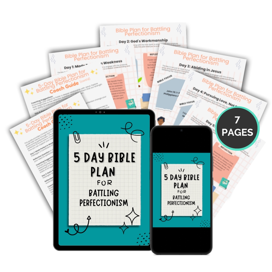 5-Day Bible Plan Battling Perfectionism