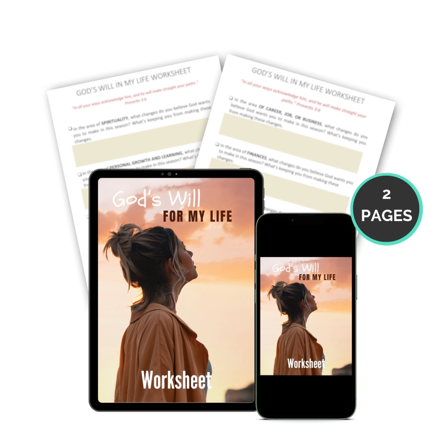 The God’s Will in My Life Worksheet will empower individuals to acknowledge God in all aspects of their life, allowing Him to make their paths straight.