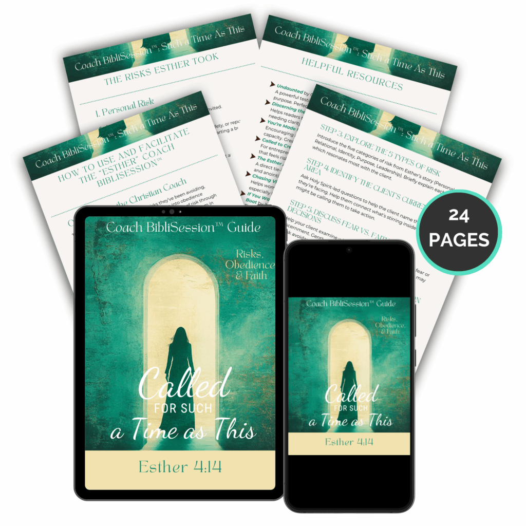Coach BibliSession™ Guide Esther – Called For Such a Time as This min Home New
