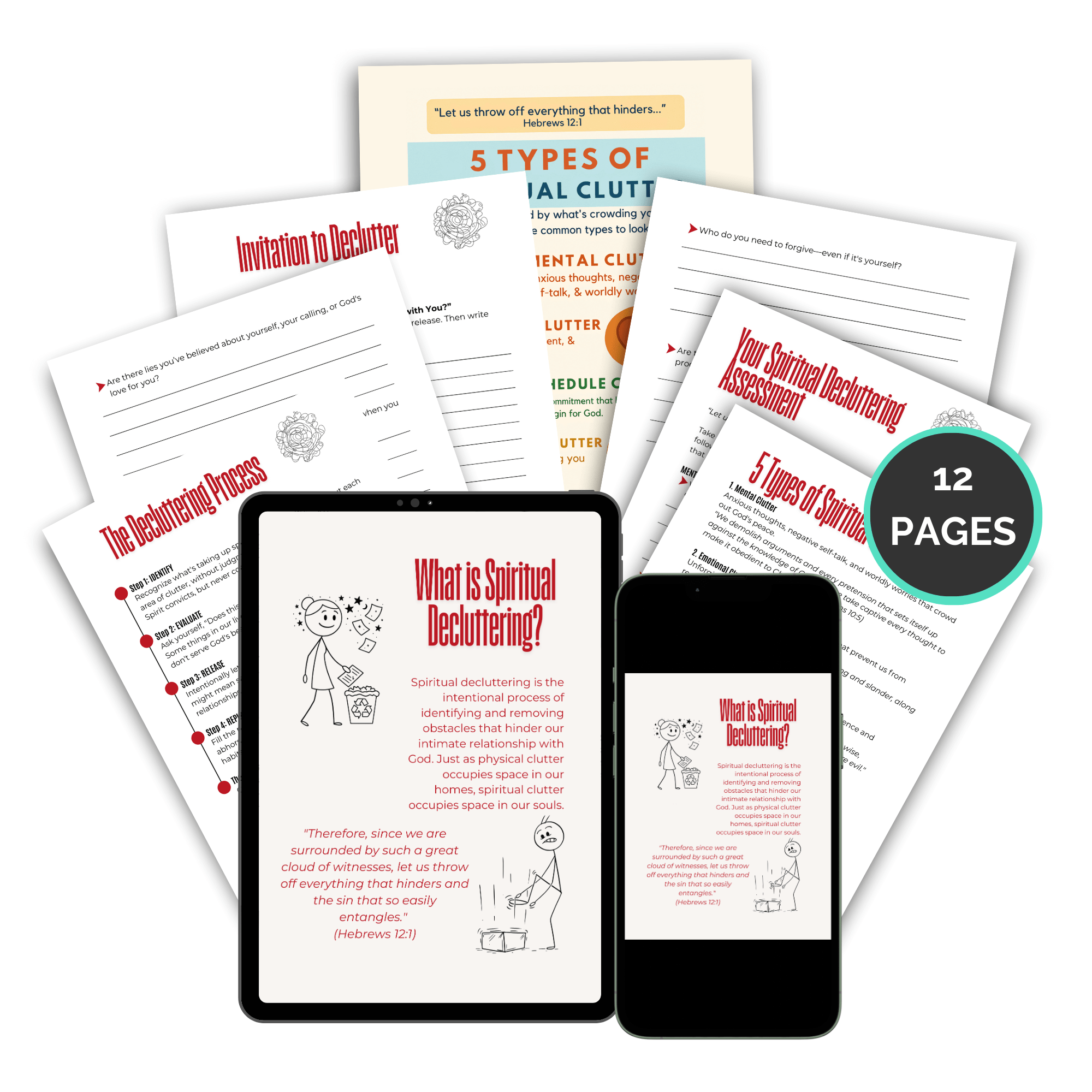 Spiritual Decluttering Worksheet