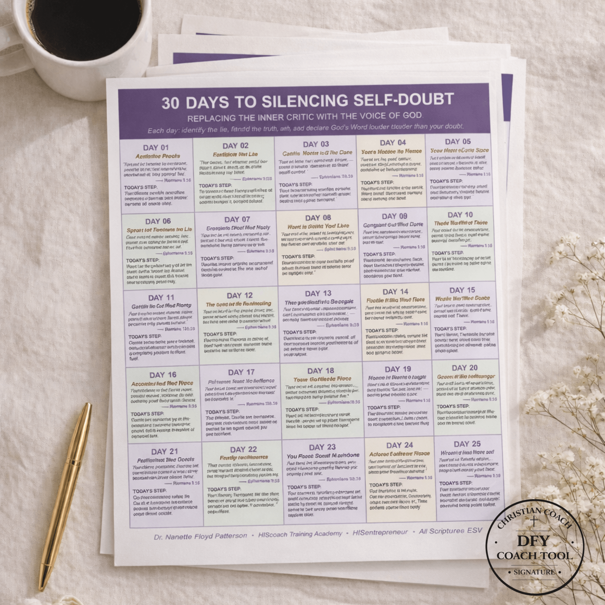 What Kind of Tired Are You? Christian coaching assessment for mental, emotional, physical, and spiritual exhaustion.